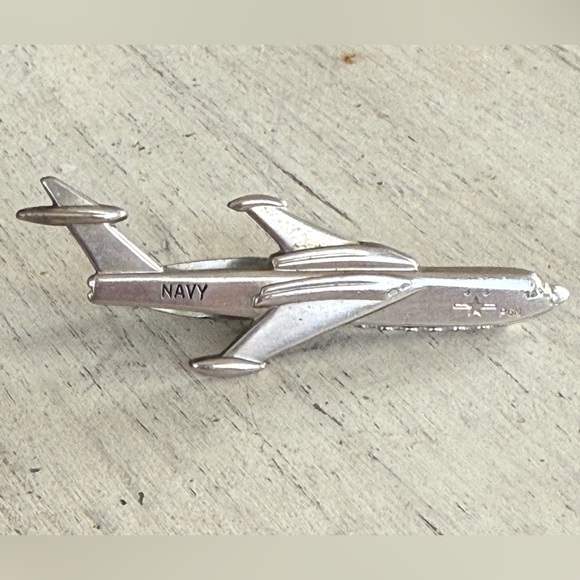 VTG 50's Hickok NAVY Martin Airplane Tie Bar Clip